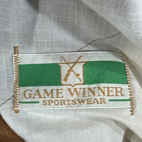 Vintage Game Winner Pants Mens 38x27 Upland Brush‎ Guard Double Knee Hunting - Picture 4 of 16